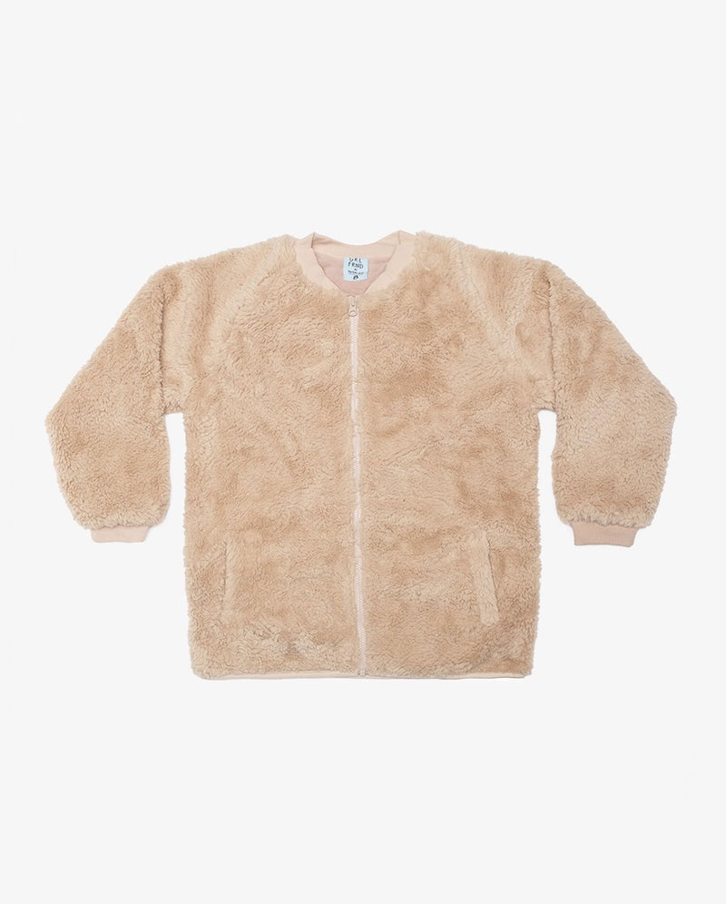 The Girl Club - Faux Fur Jacket - Natural