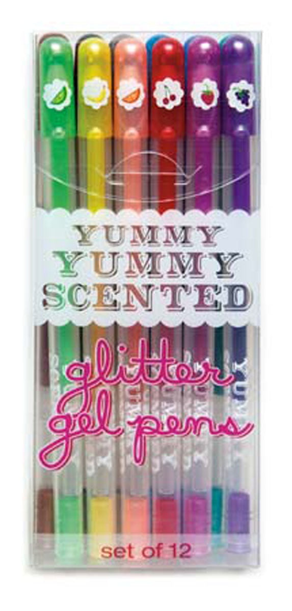 Ooly Pen – 12 Yummy Scent Glitter Gel Pens