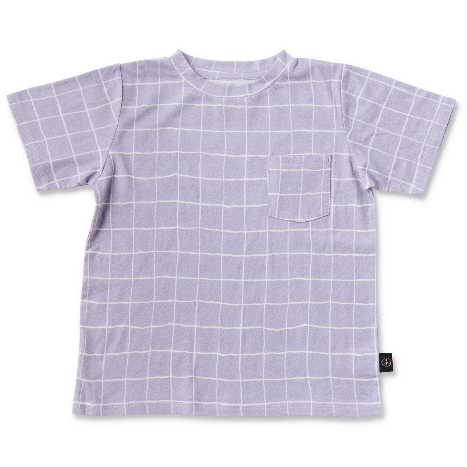 Kip & Co - Check 1-2 Lilac T-shirt