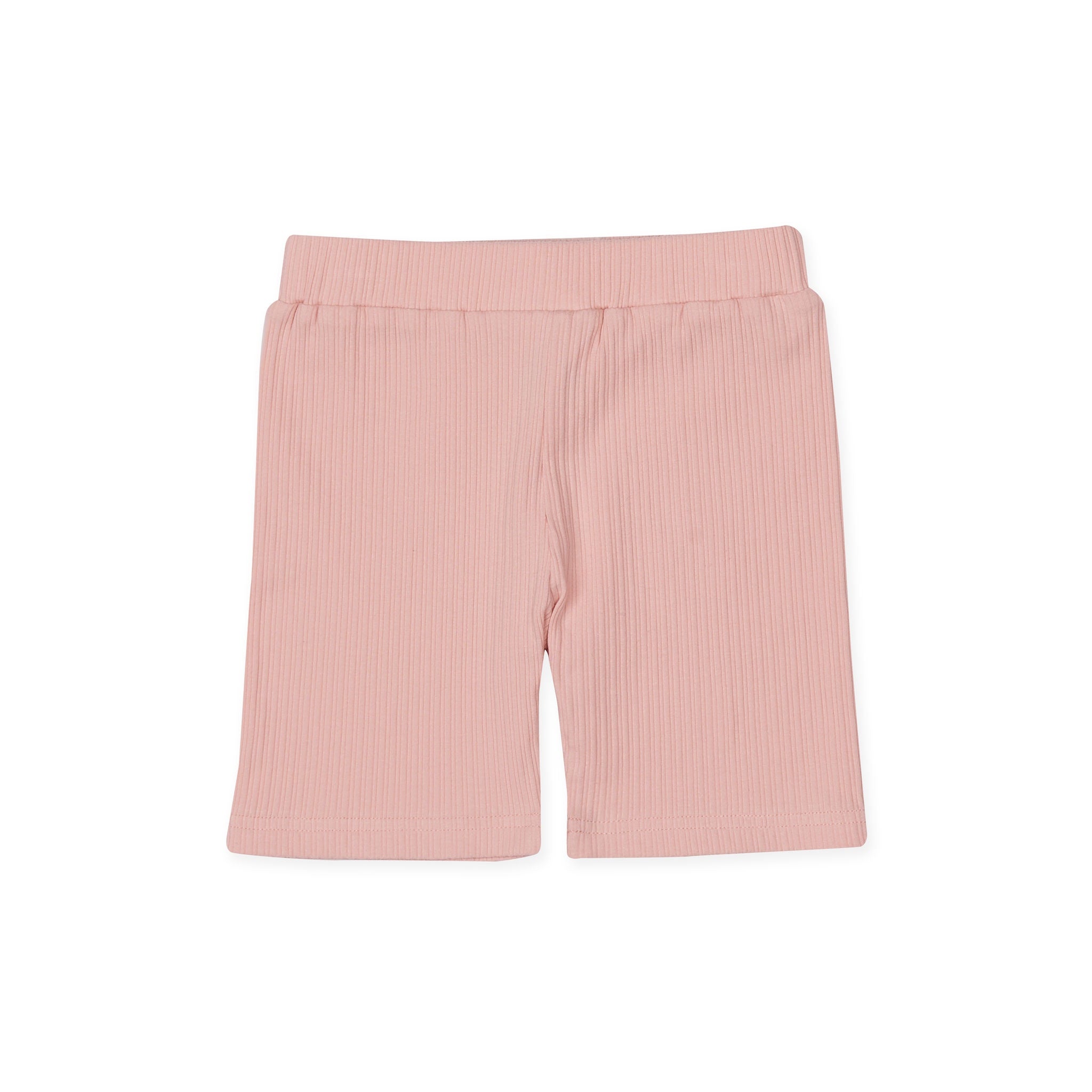 Kapow Kids - Rib Bike Shorts - Shell Pink
