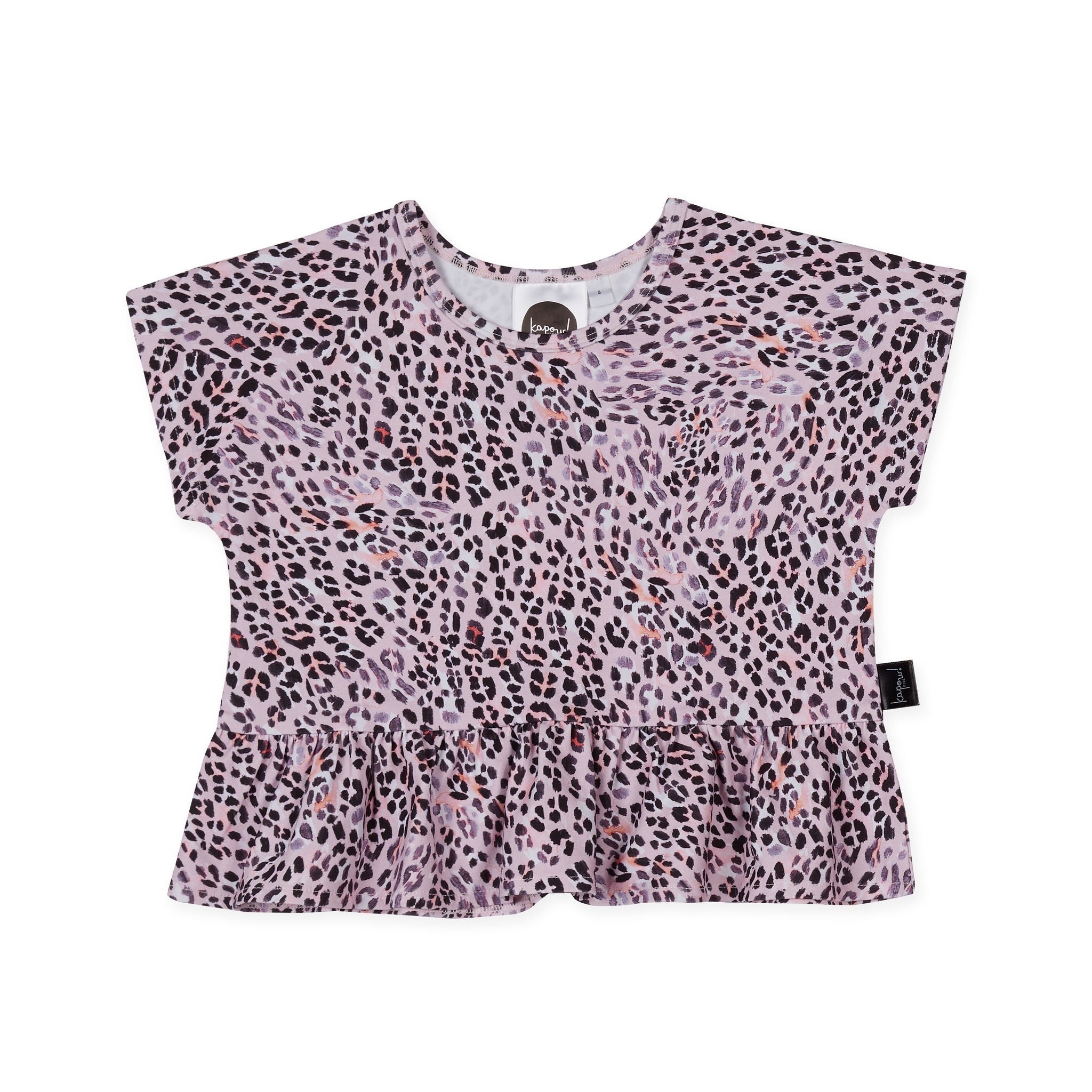 Kapow Kids - Leopardess Peplum T-shirt