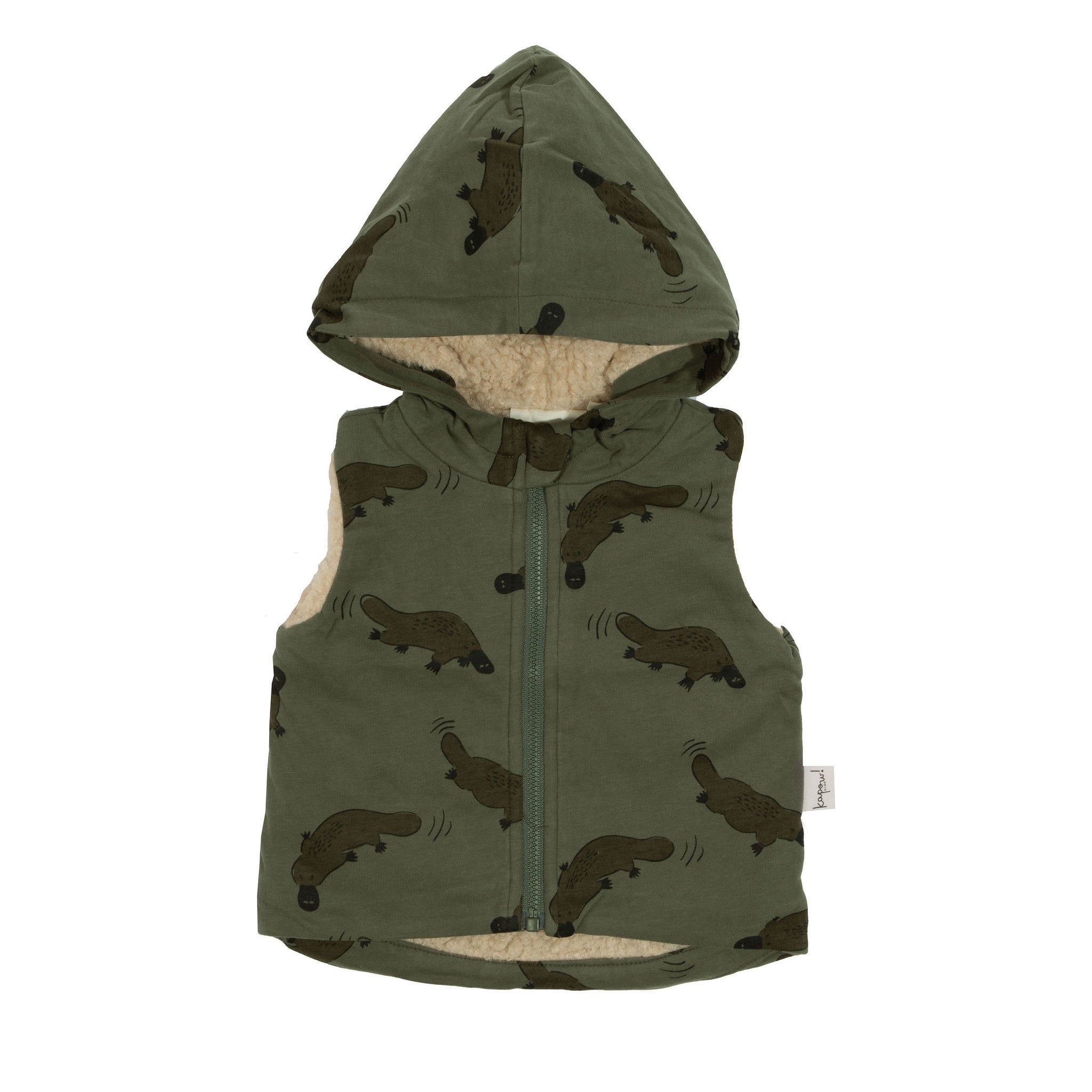 Kapow Kids - Platypus Hooded Vest