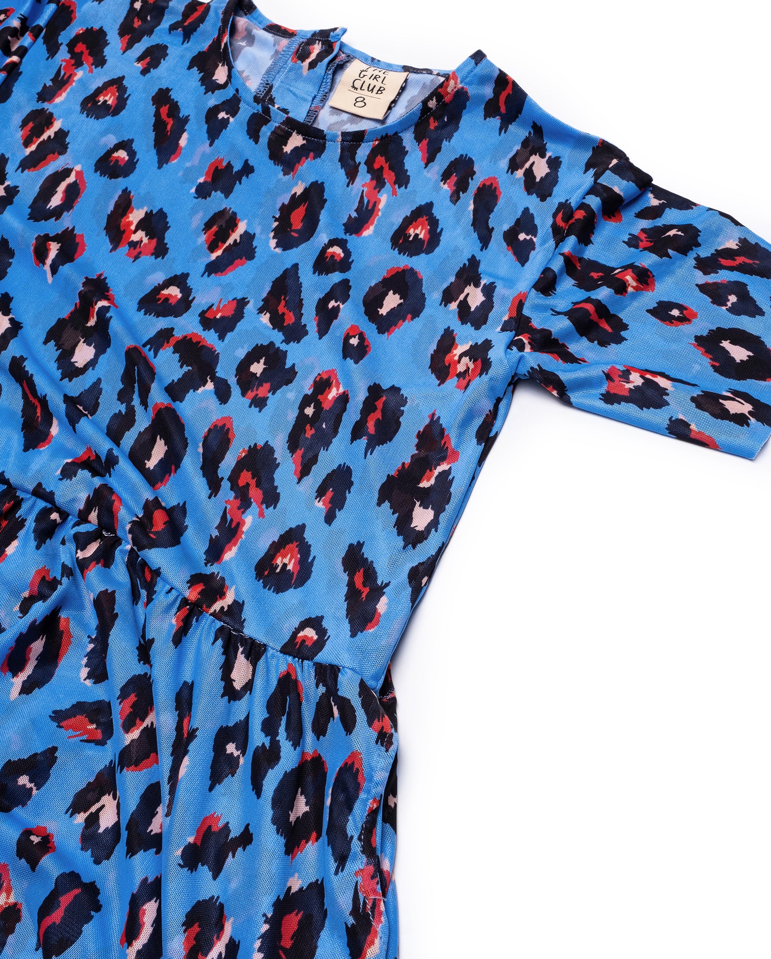 The Girl Club - Leopard Print T-shirt Dress