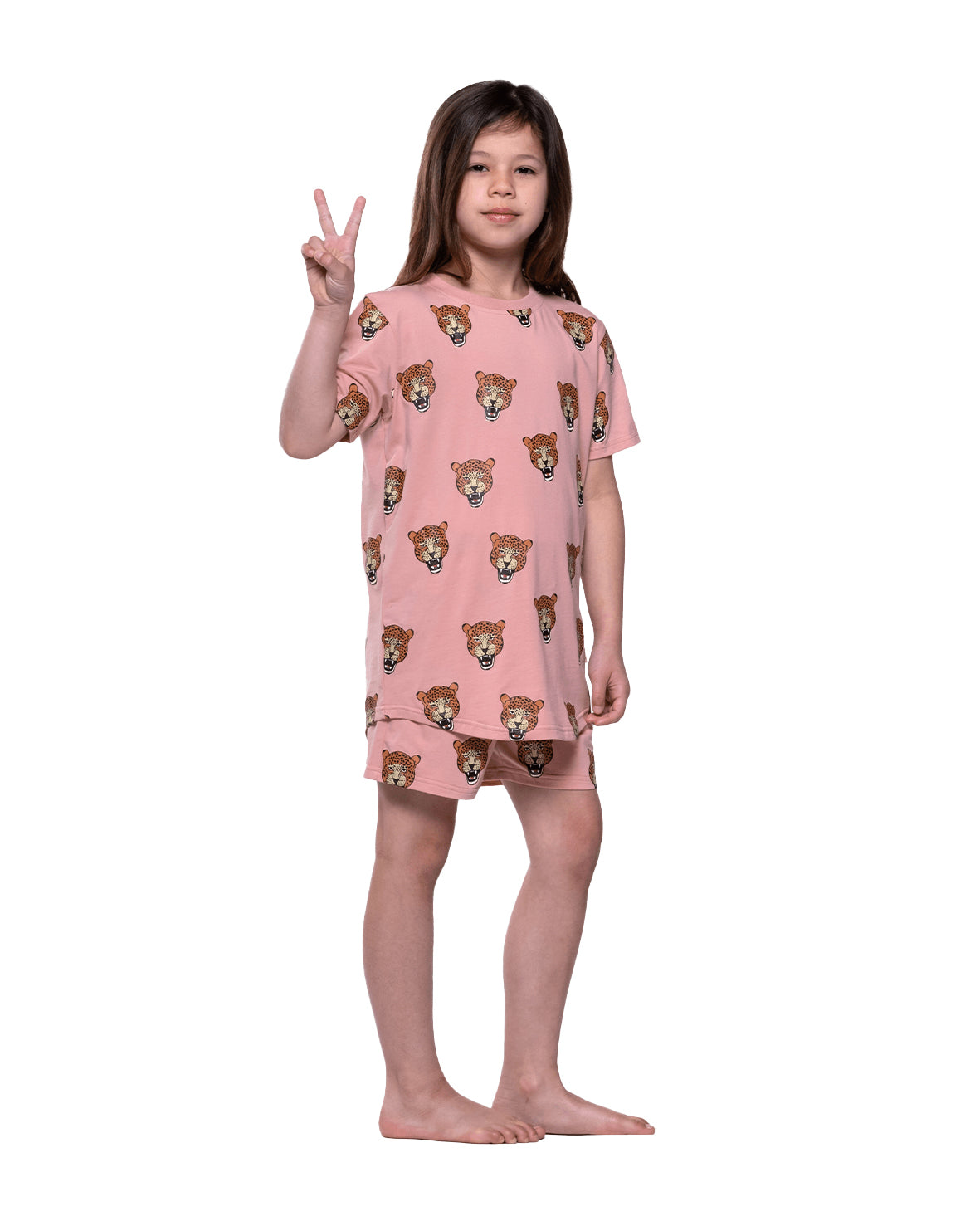 The Girl Club - Love A Leopard Summer Pj Set