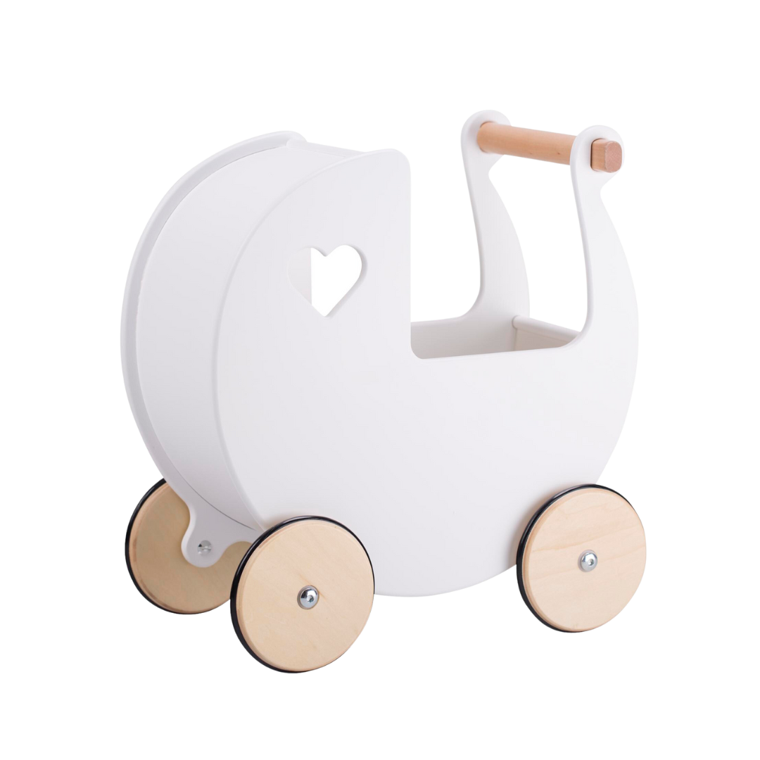 Moover Classic- Dolls Pram - White
