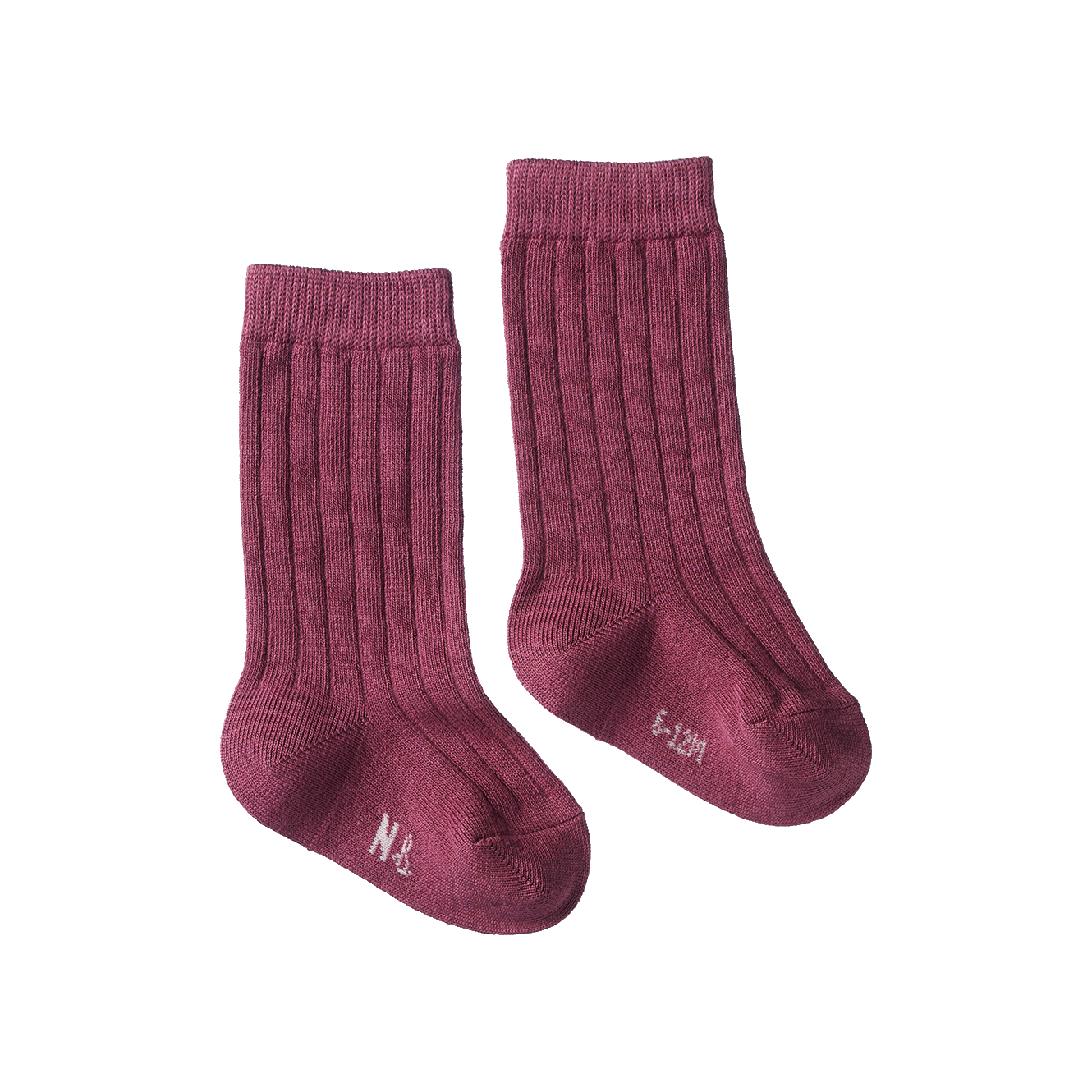 Nature Baby - Rib Sock - Rhubarb
