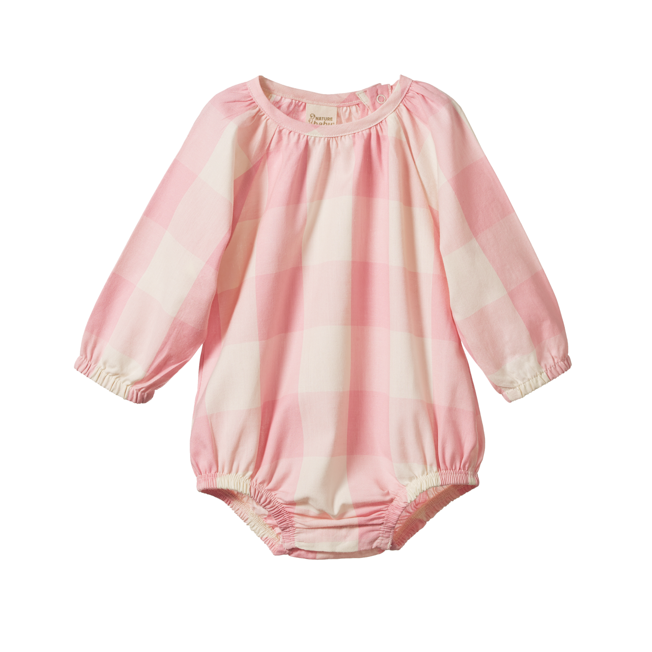 Nature Baby - Summer Rose Check Meadow Bodysuit