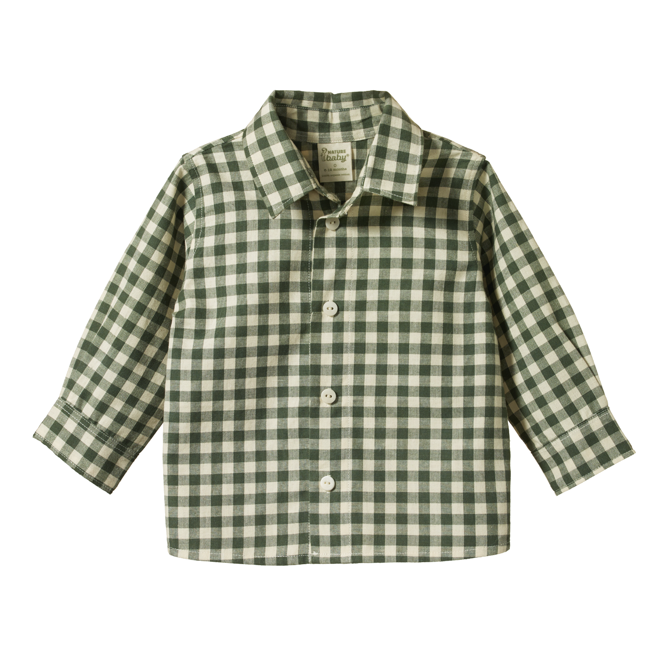 Nature Baby - Thyme Check Ira Button Up