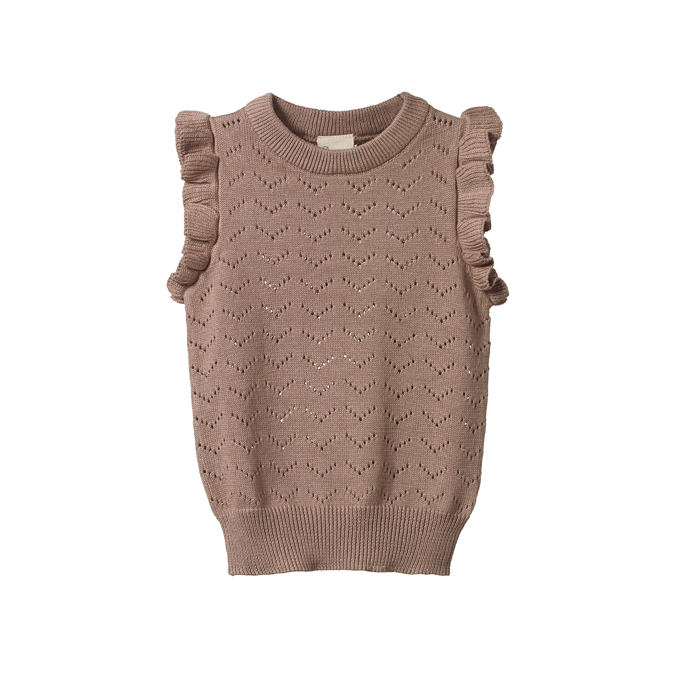 Nature Baby - Mathilde Vest - Sparrow Pointelle