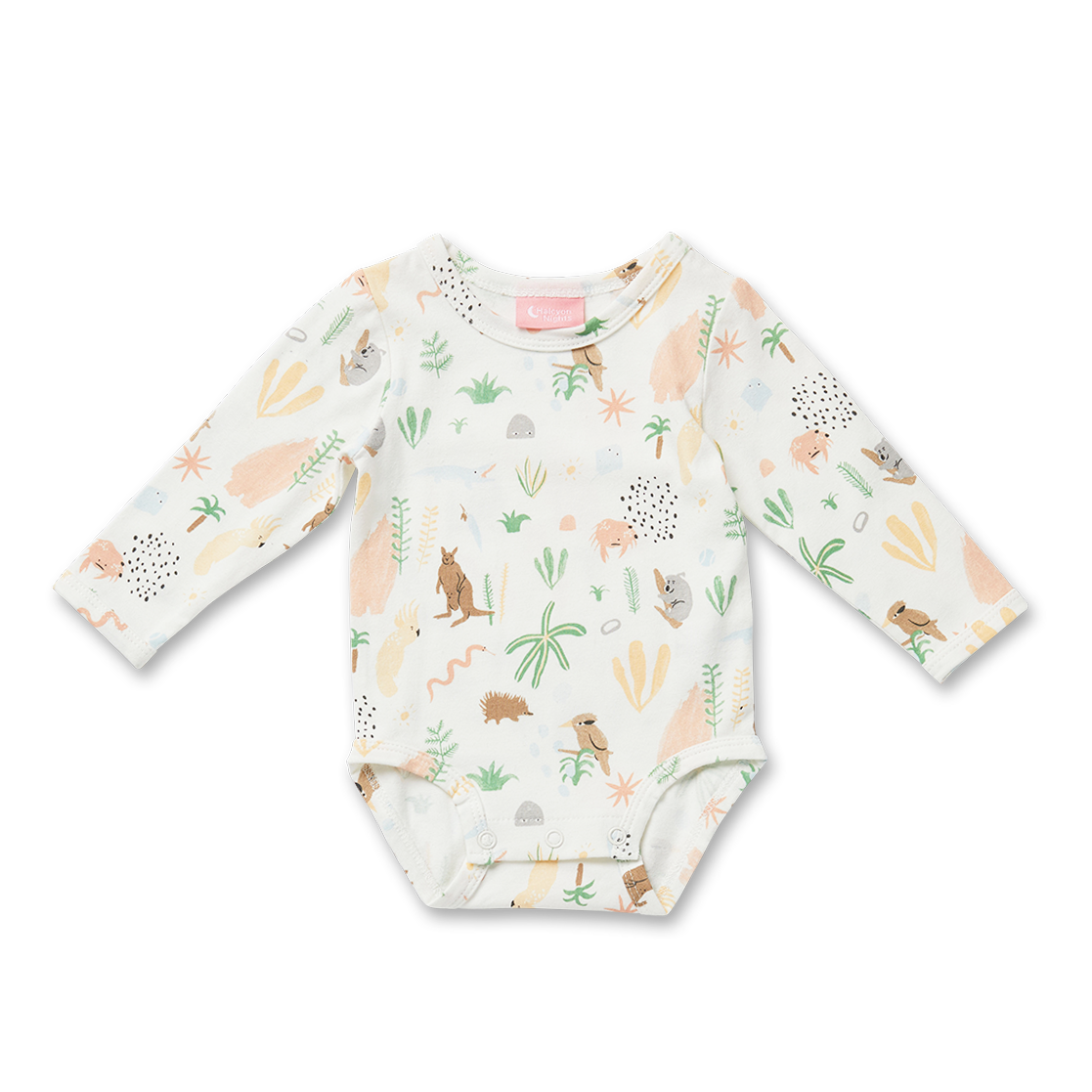 Halcyon Nights - Long Sleeve Bodysuit - Outback Dreamers