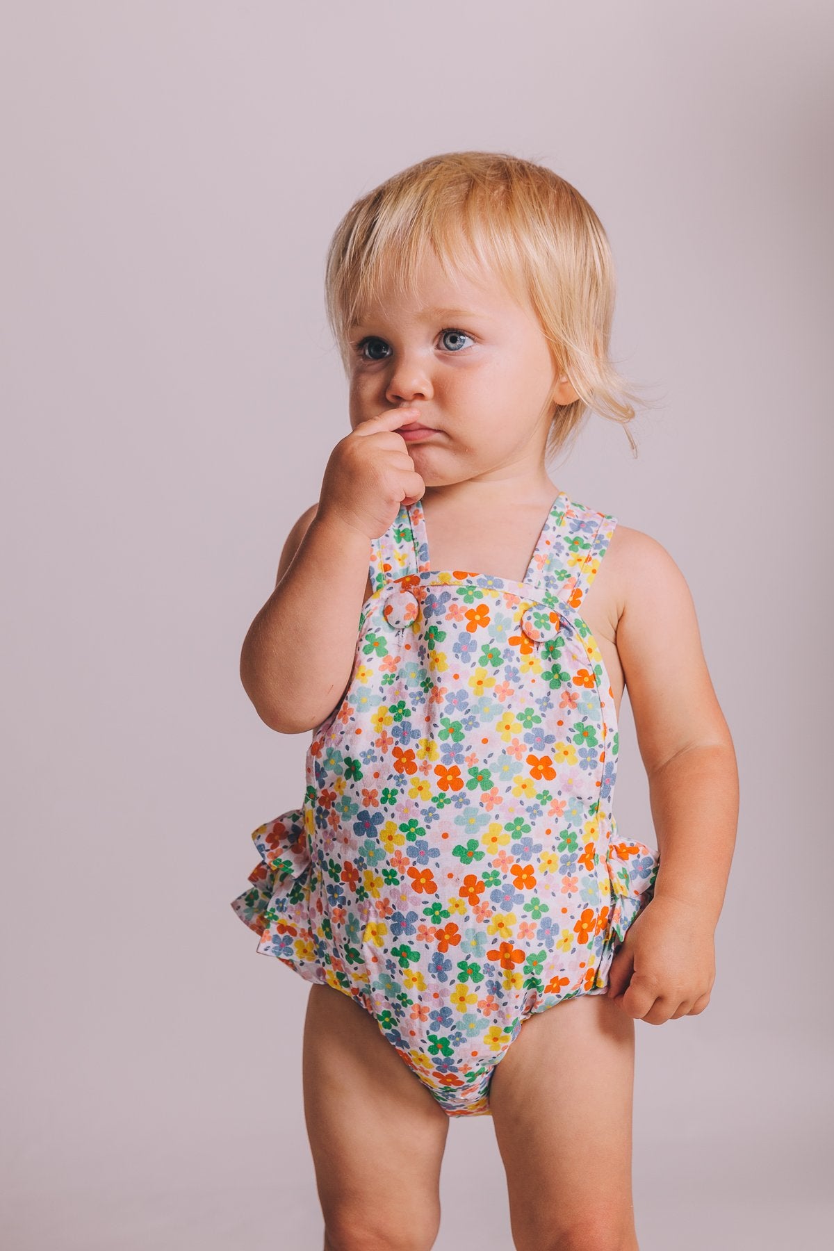 Peggy - Jane Playsuit - Multi Bright Floral