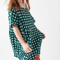 Kip & Co - Gingham Pine- Waffle Play Top/Dress