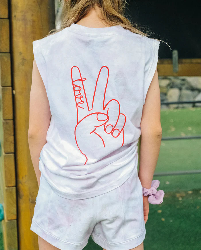 The Girl Club - Peace + Love Tie-Dye Tank