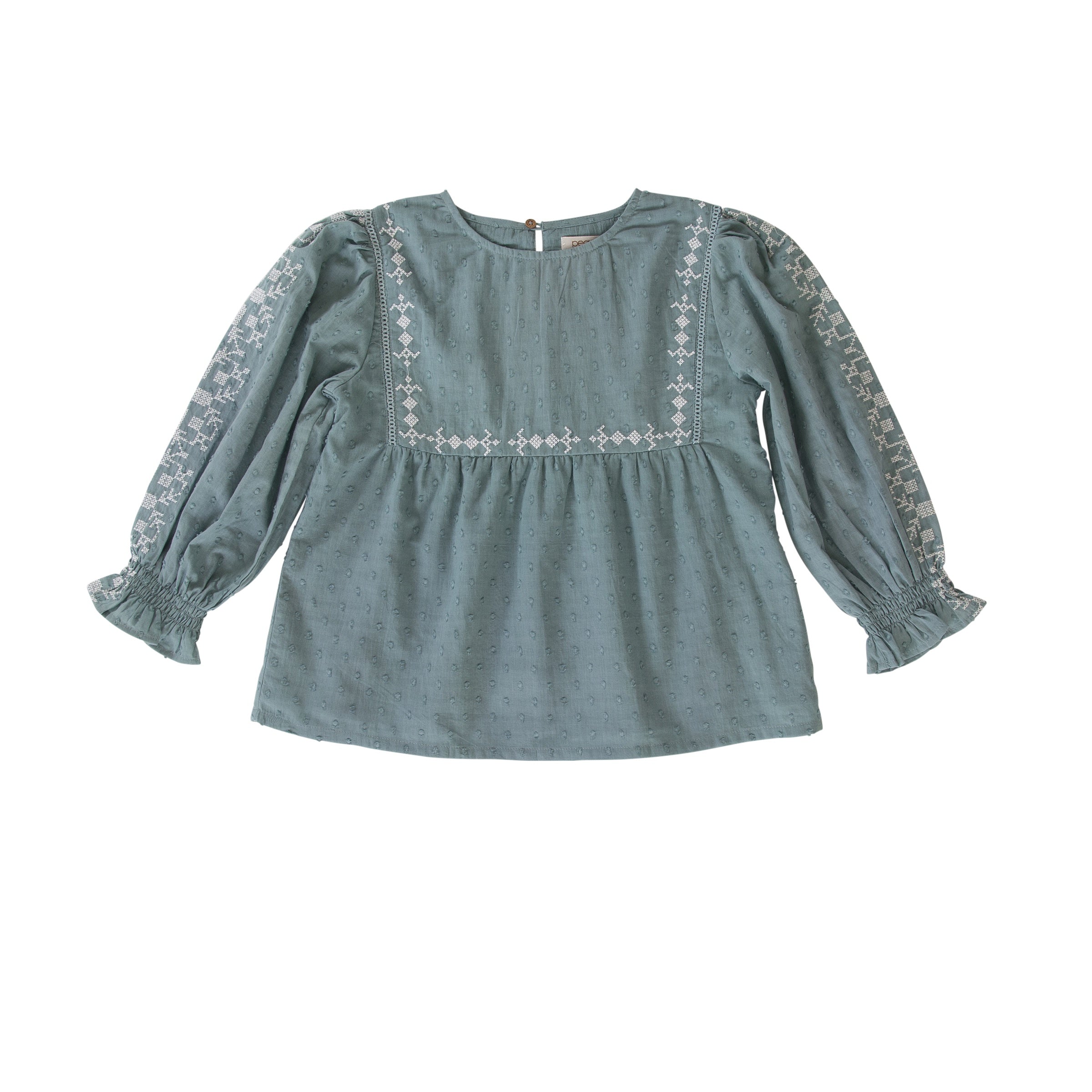 Peggy - Cassie Shirt - Blue Surf