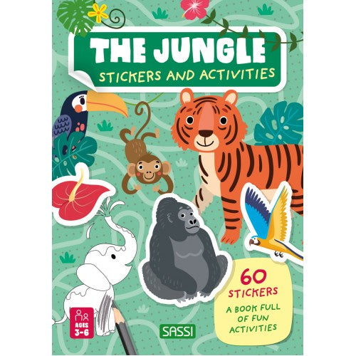 Sassi - Stickers & Activity Book - The Jungle