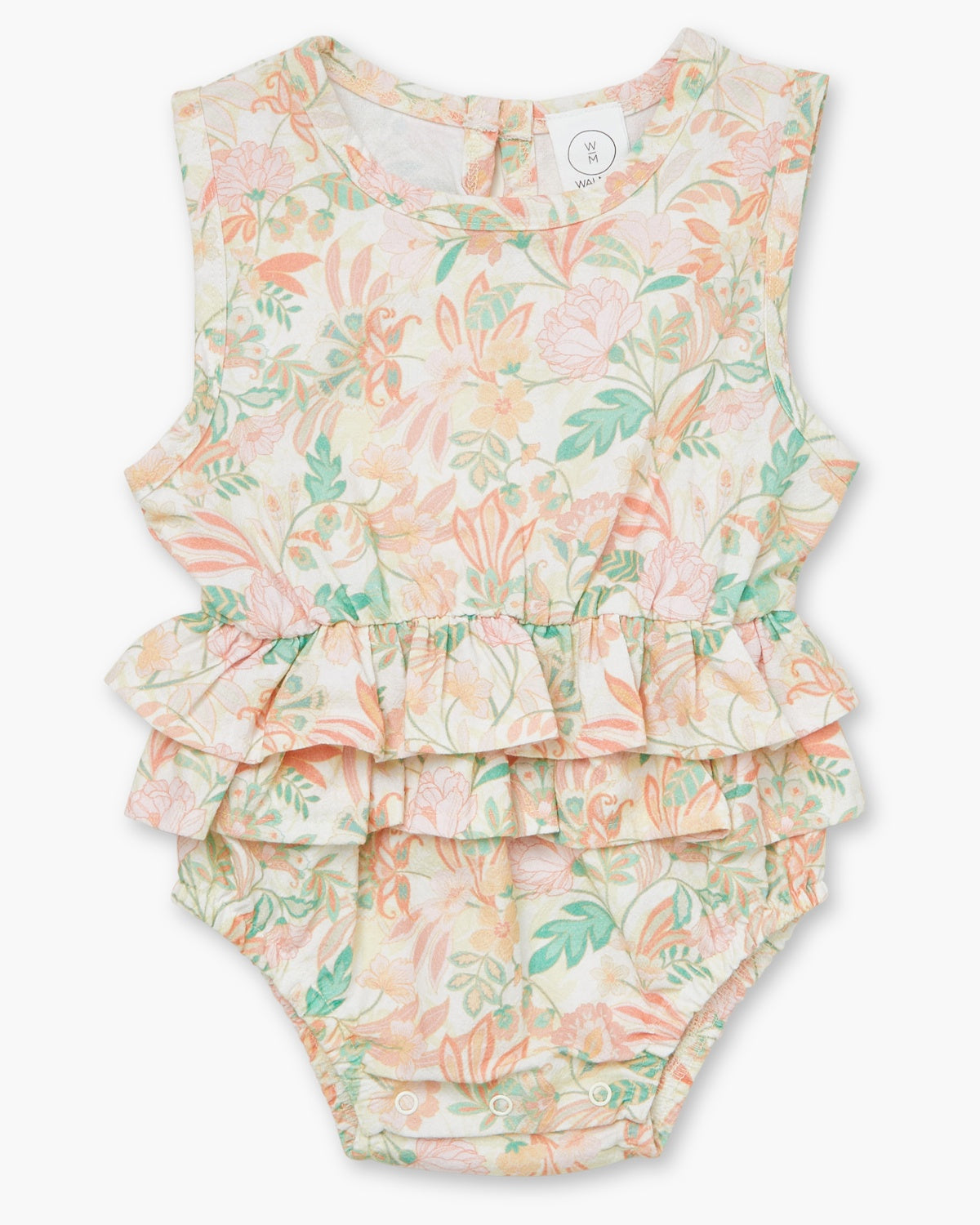 Walnut Baby - Sadie Romper - Sherbet Garden