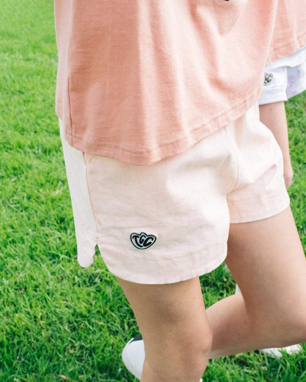 The Girl Club - Sherbet Pink Denim Shorts