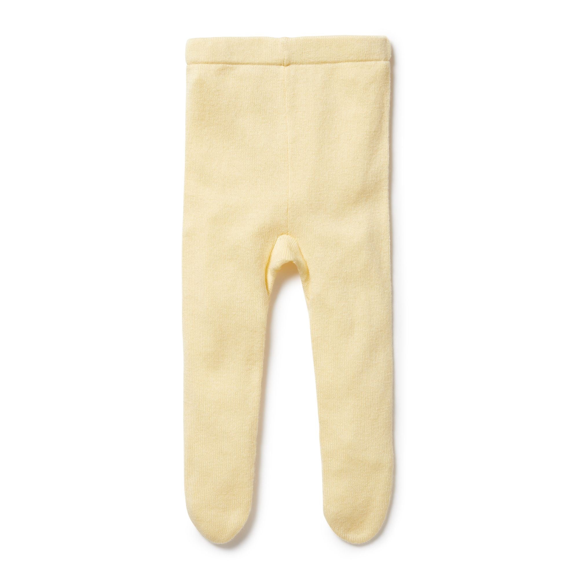 Wilson & Frenchy - Knitted Legging With Feet Pastel Yellow