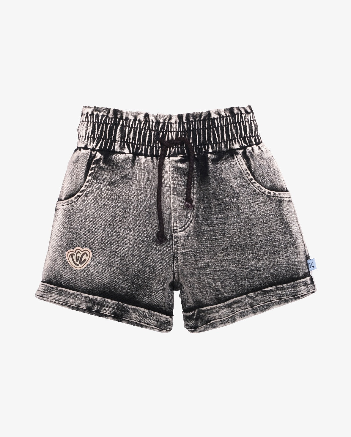 The Girl Club Vintage Black Denim Shorts