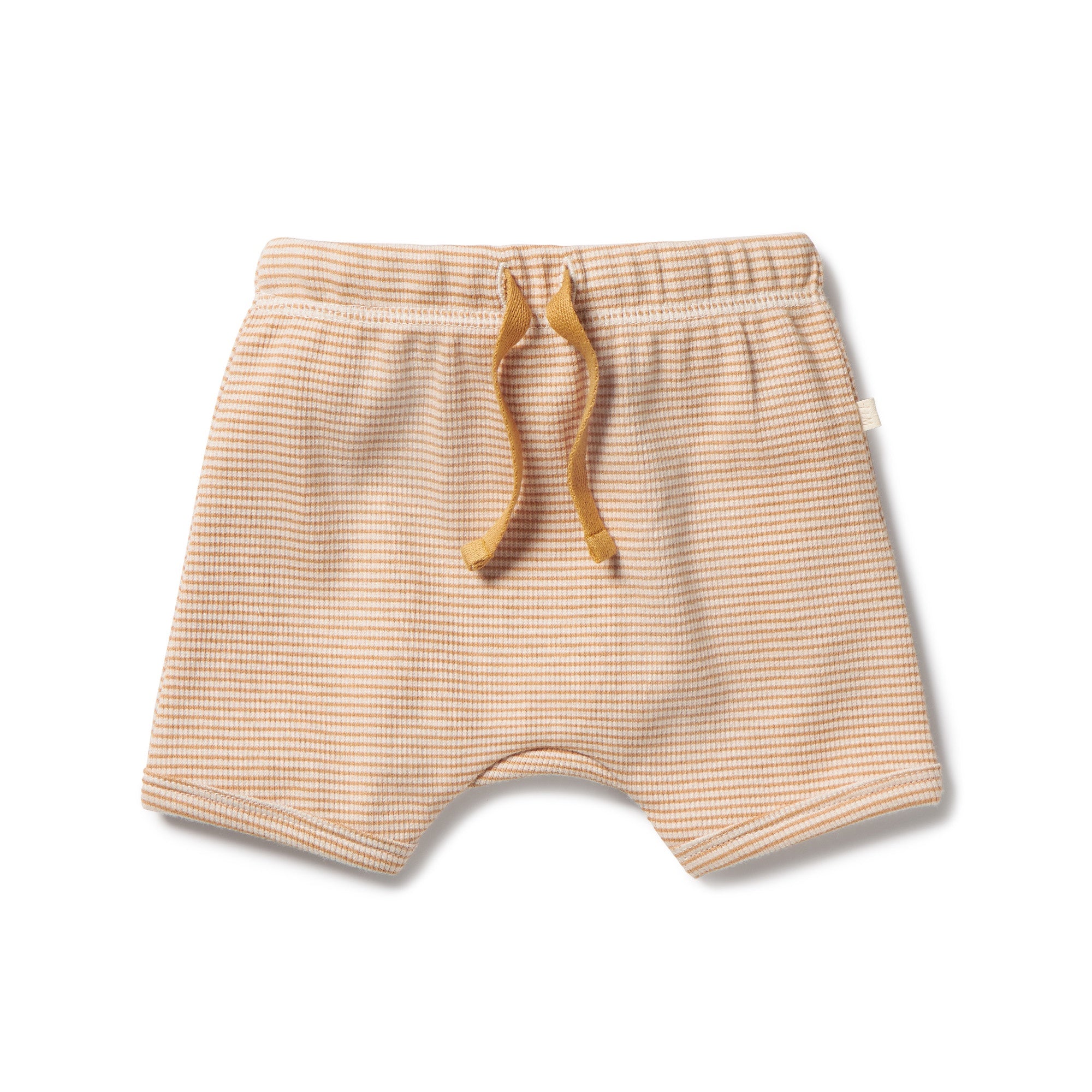 Wilson & Frenchy - Organic Stripe Tie Front Short - Toffee