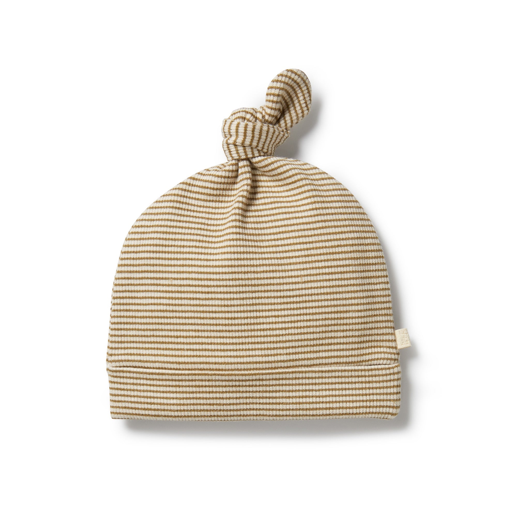 Wilson & Frenchy - Organic Stripe Rib Knot Hat - Leaf