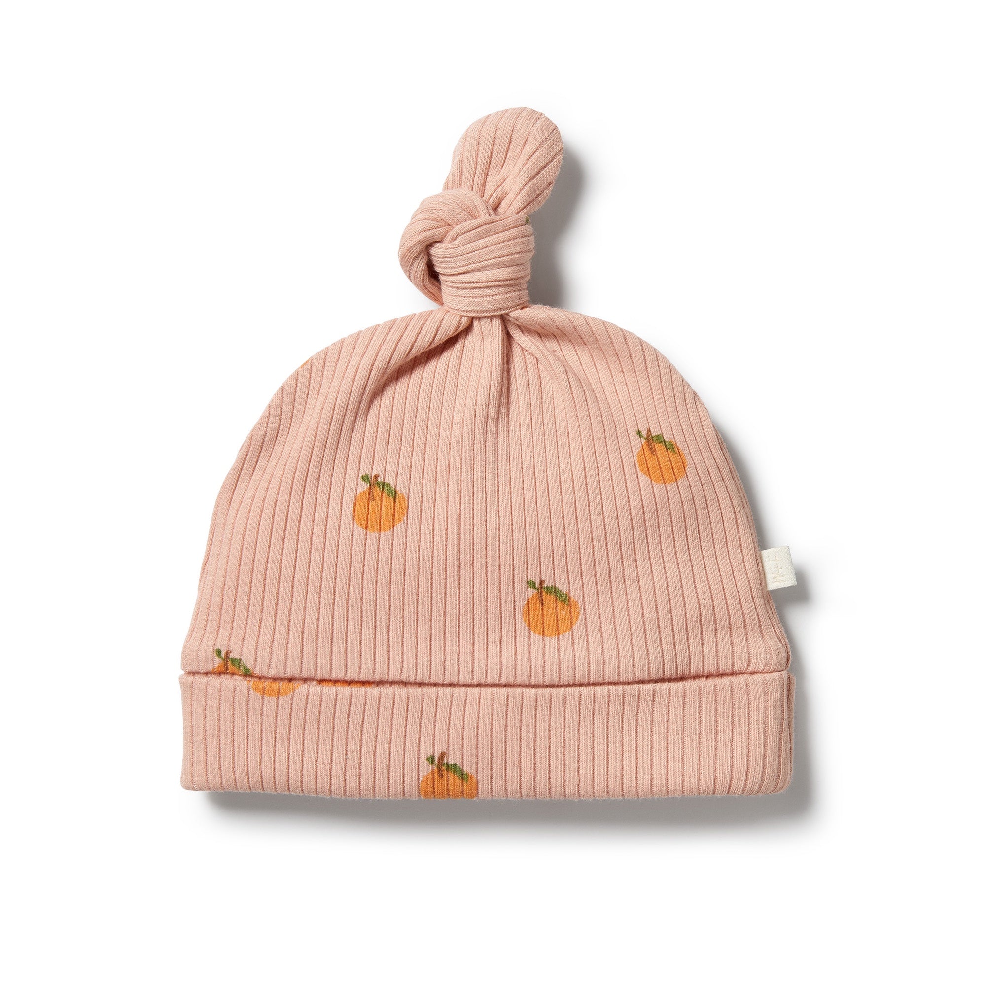 Wilson & Frenchy - Organic Rib Knot Hat - Little Orange