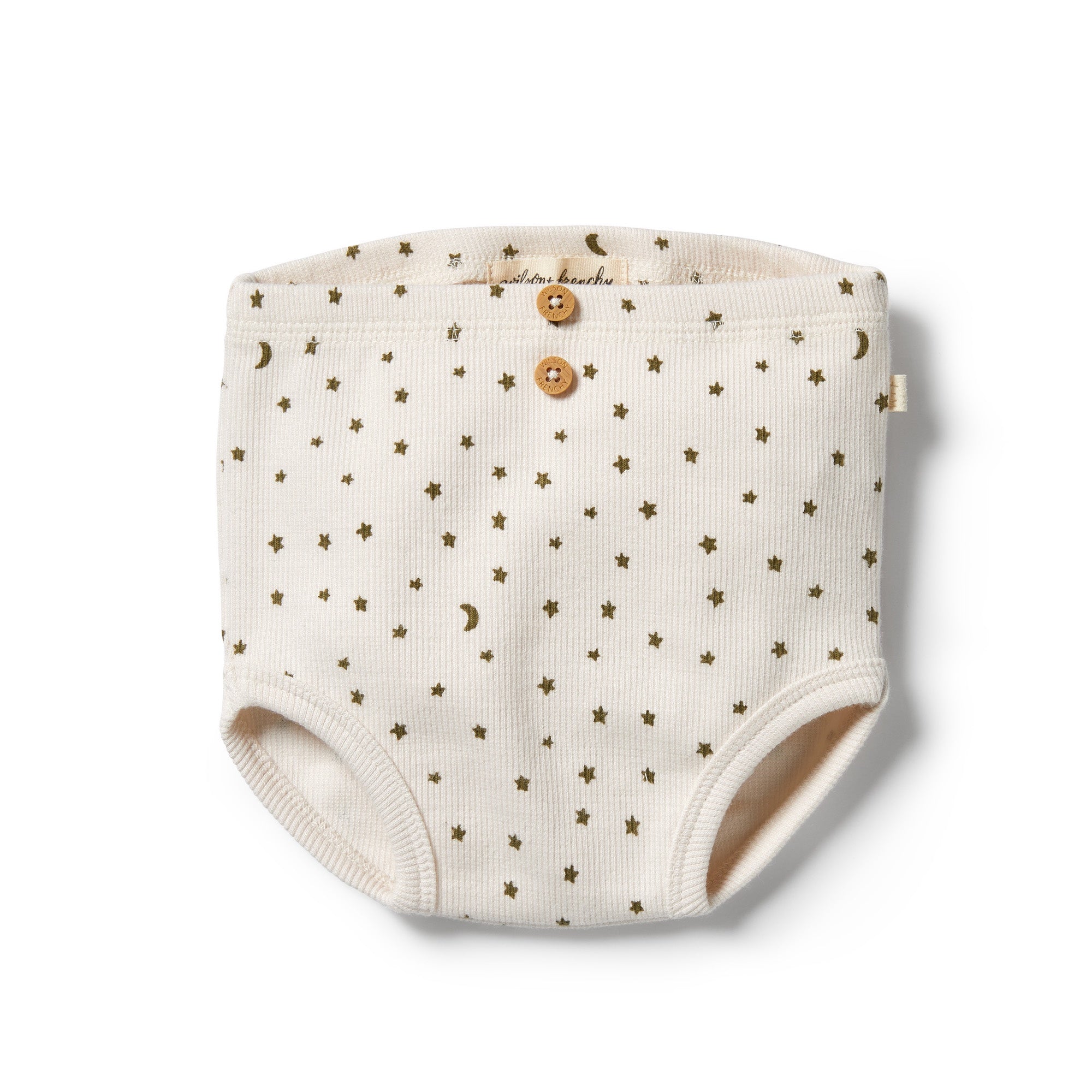Wilson & Frenchy - Organic Rib Nappy Pant - Chasing the Moon