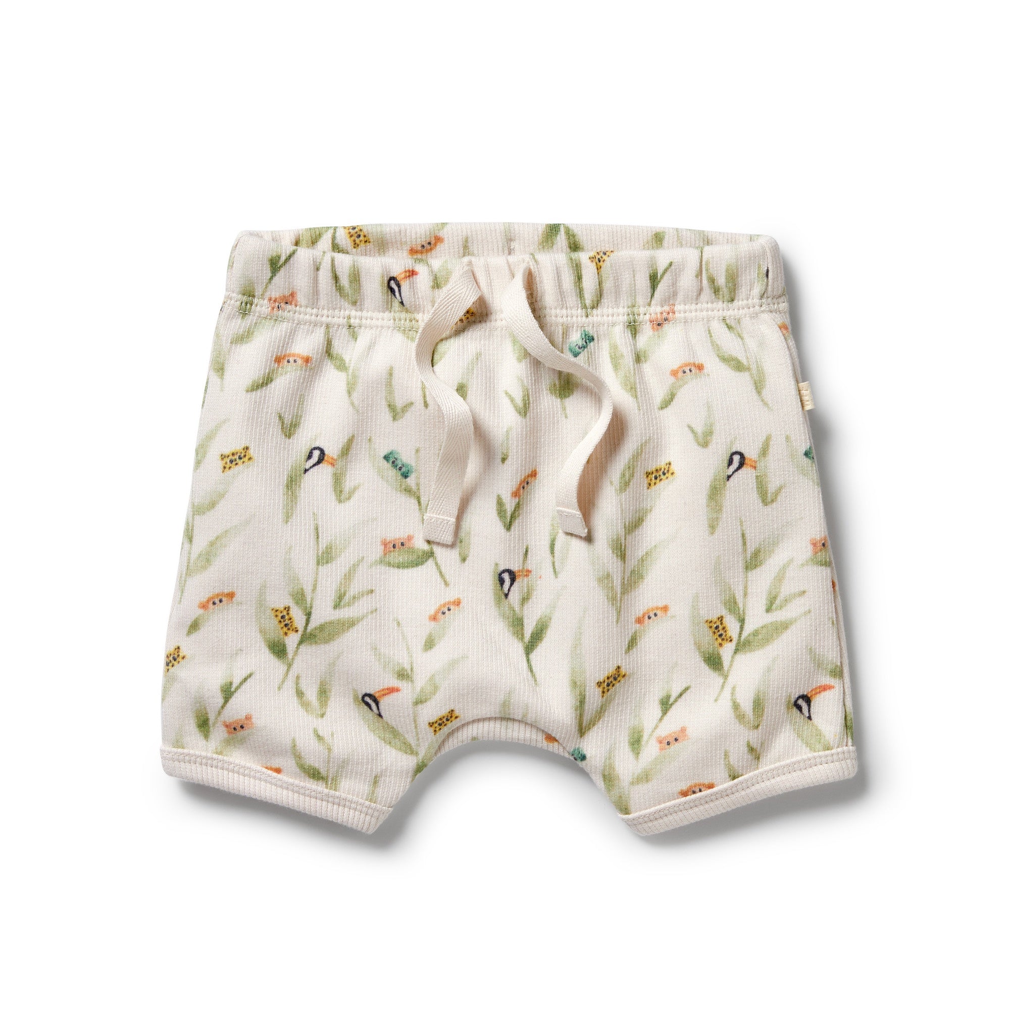 Wilson & Frenchy - Organic Rib Tie Front Short - Peek-a-Boo