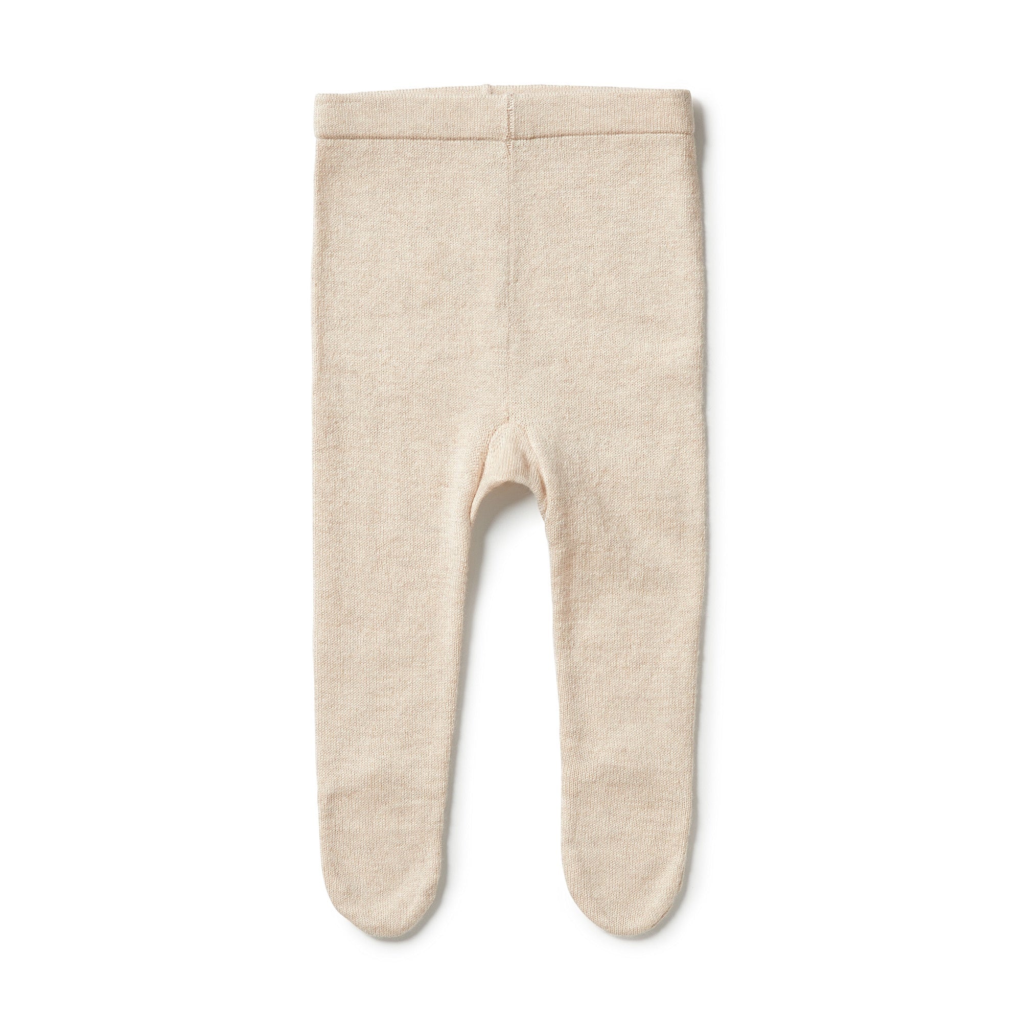 Wilson & Frenchy - Knitted Legging With Feet - Oatmeal Melange