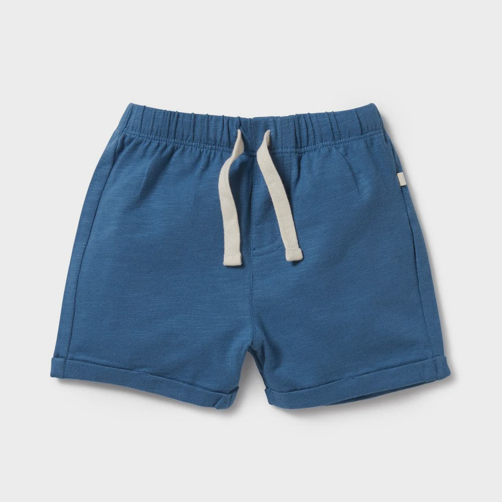 Wilson & Frenchy - Dark Blue Organic Tie Front Short