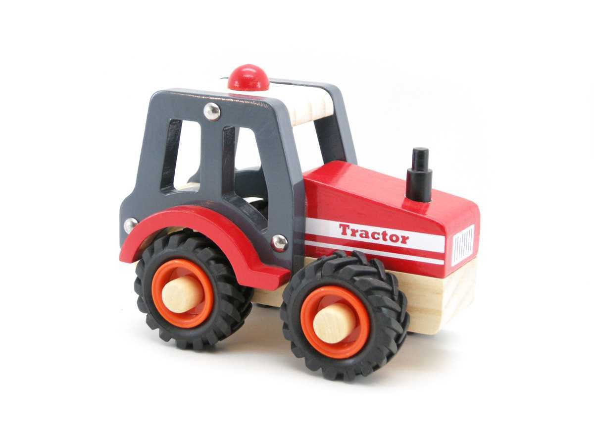 Kaper Kidz - Wooden Tractor - Red