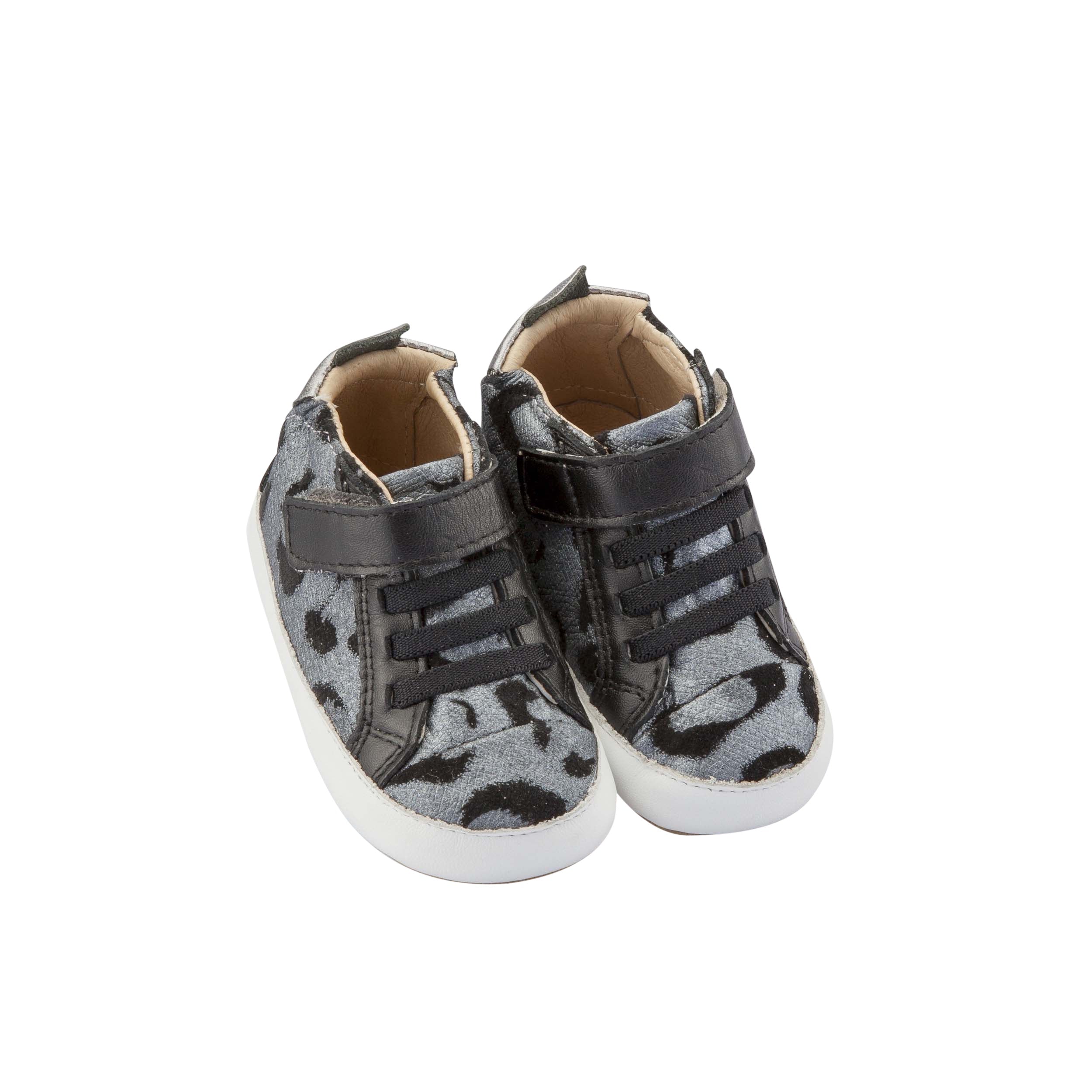 Old Soles - Baby Cat - Silver/Black
