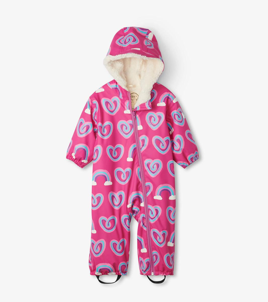 Hatley - Baby Bundler - Colour Changing Twisty Rainbow Hearts