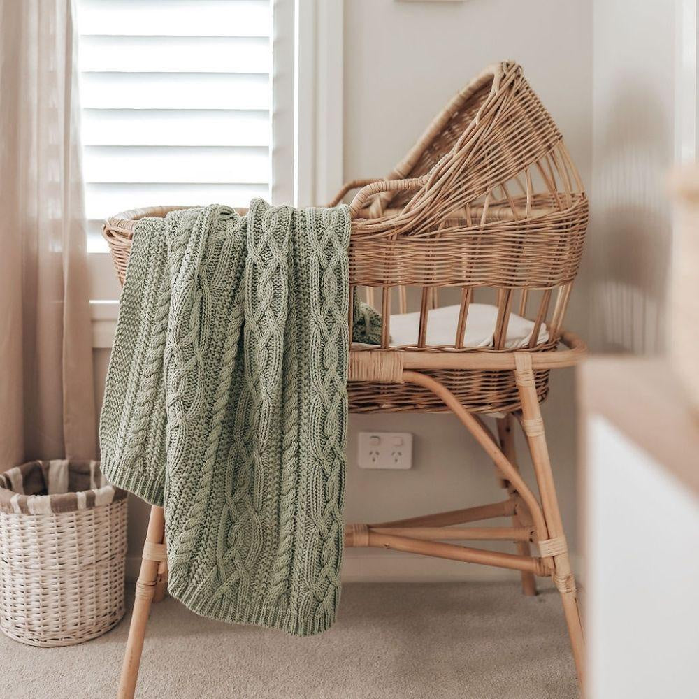 Di Lusso Living - Reilly Blanket - Mint