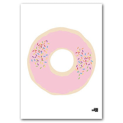 Hazy Prints Donut A3 Print