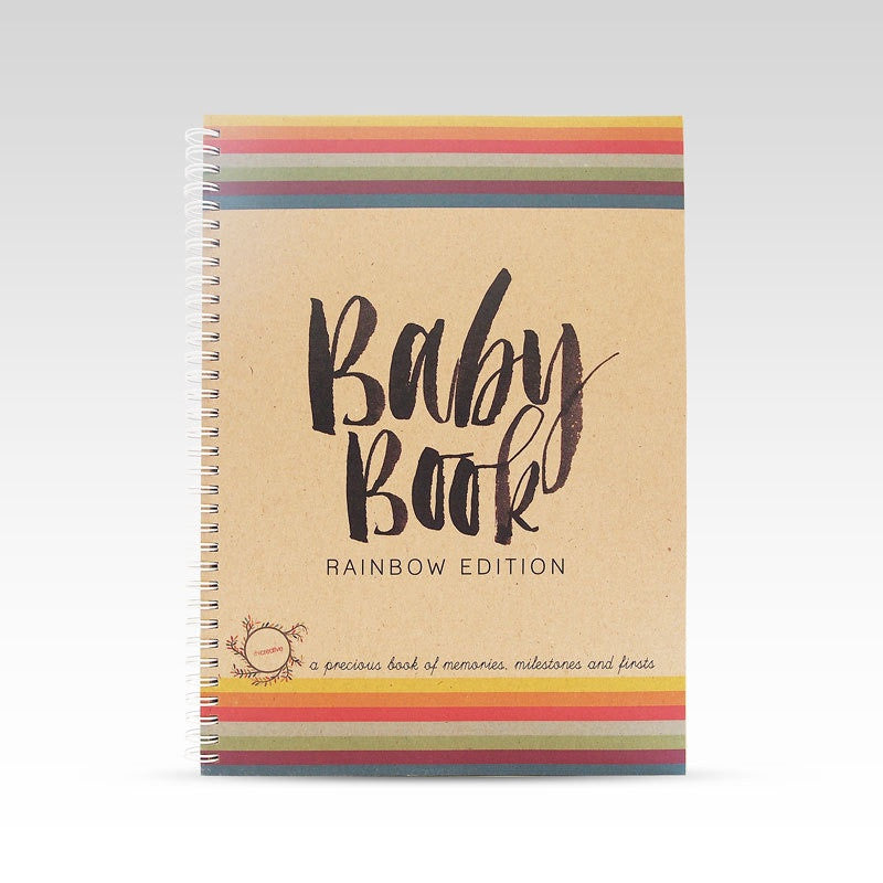 Rhicreative - Baby Book - Rainbow Edition