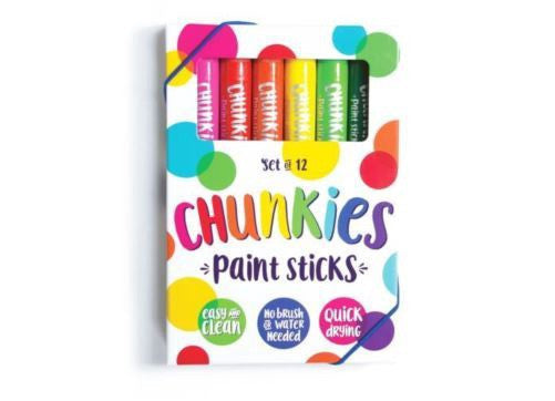 Chunky Paint Sticks -  Set of 12