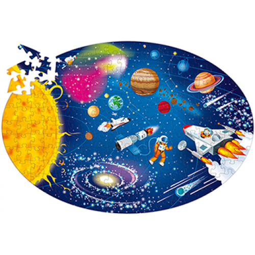 Sassi science - space the solar system - puzzle and book – fox in sox kids