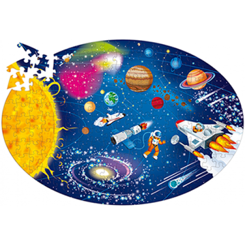 Sassi Science - Space the Solar System - Puzzle and Book