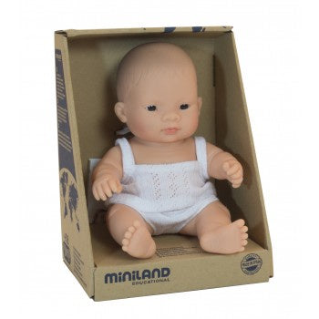 Miniland - Baby Doll - Asian Girl 21cm
