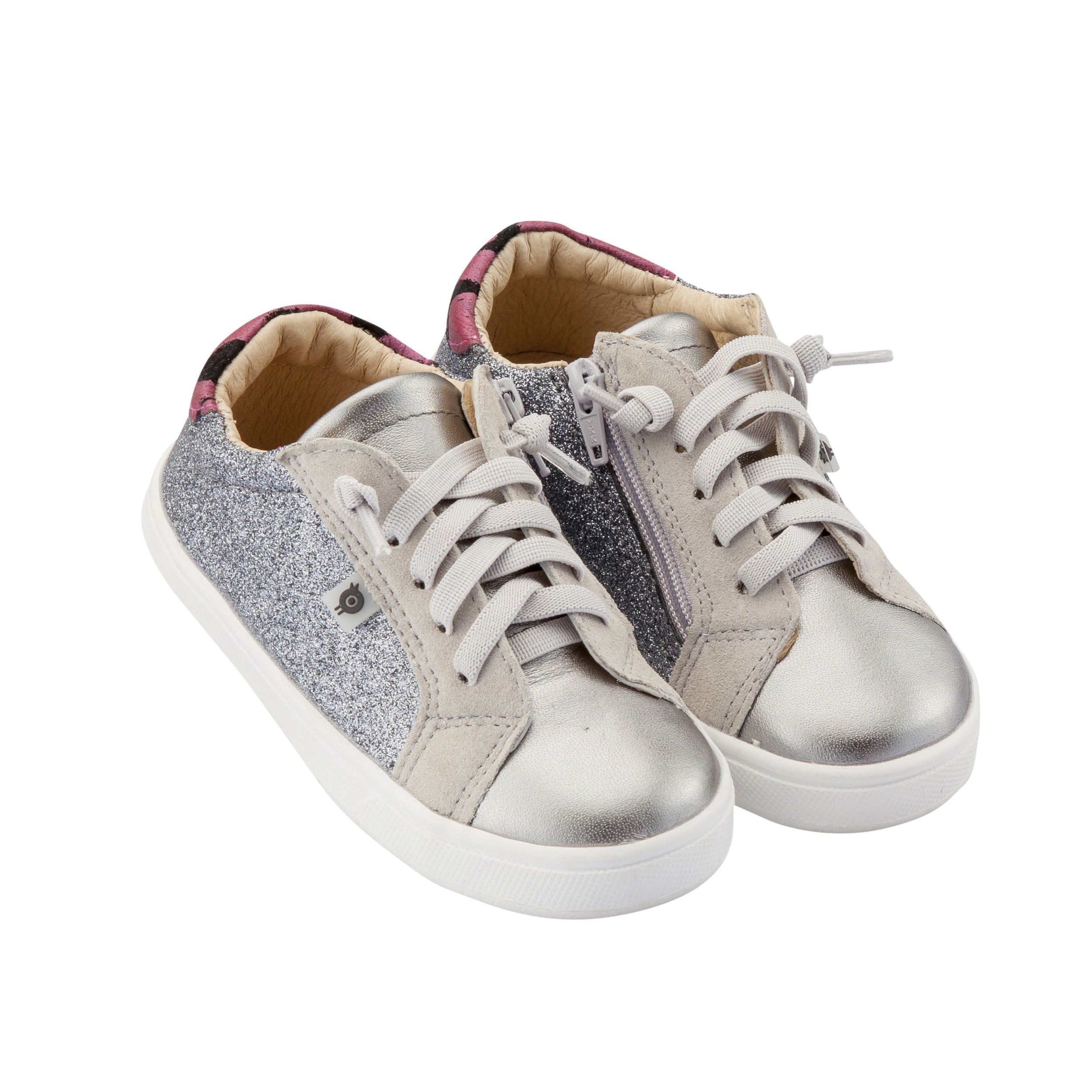 Old Soles - Jungle Glam - Gunmetal & Pink Cat