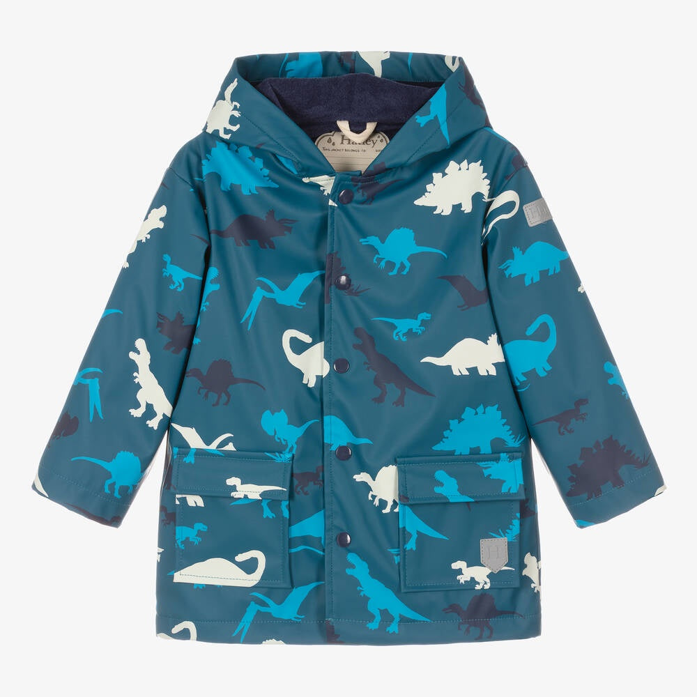 Hatley - Real  Dinos - Colour Changing Raincoat