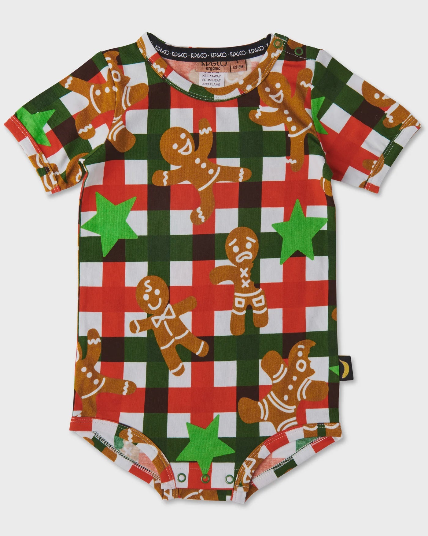 Kip & Co - Gingerbread  Short Sleeve Bodysuit