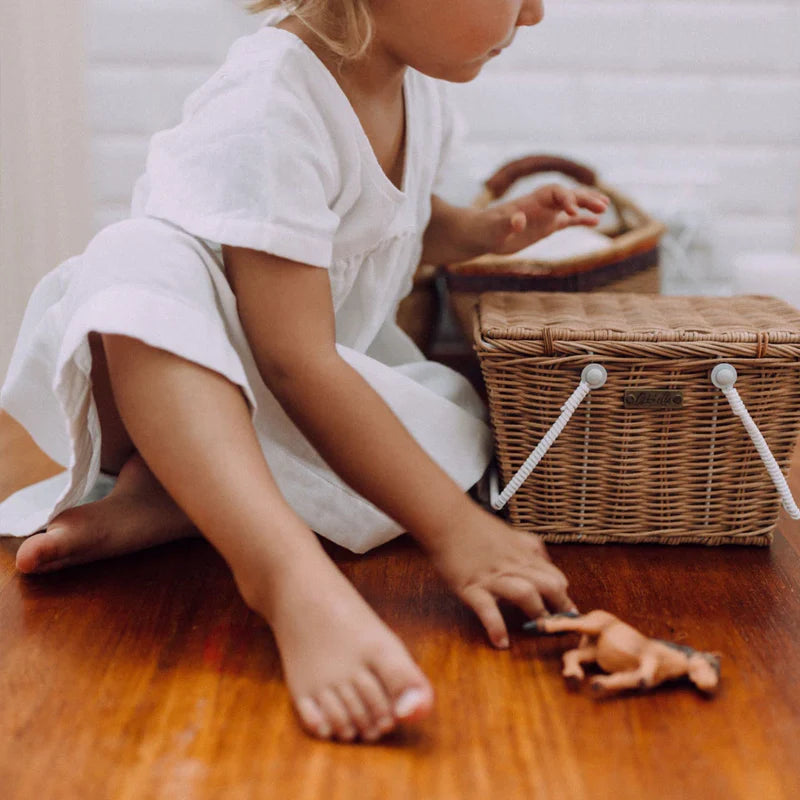 Olli Ella - Piki Rattan Basket - Straw
