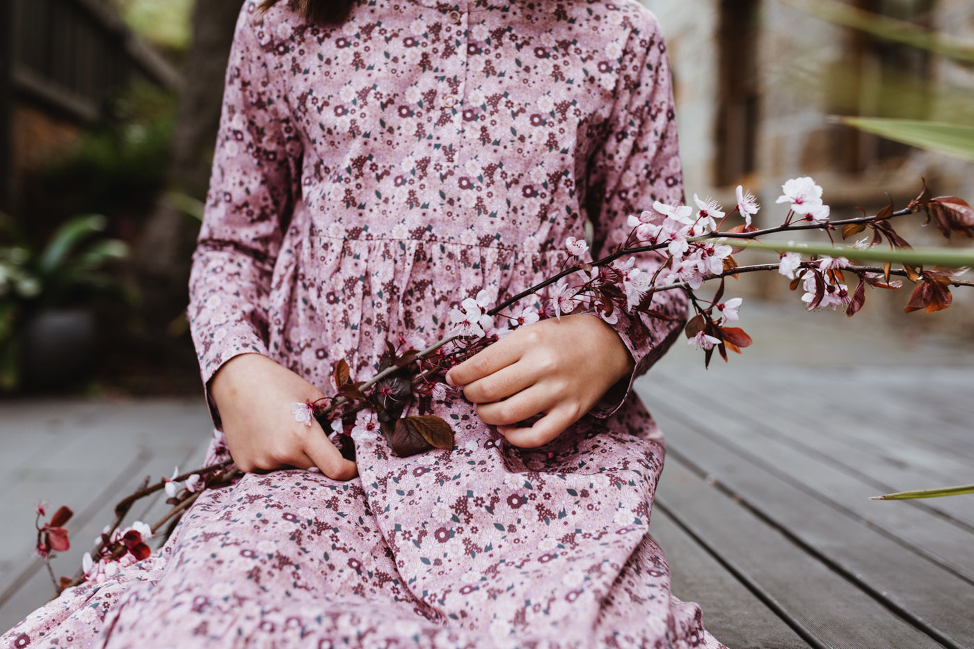 Peggy - Kingston Dress - Rose Ditzy Floral