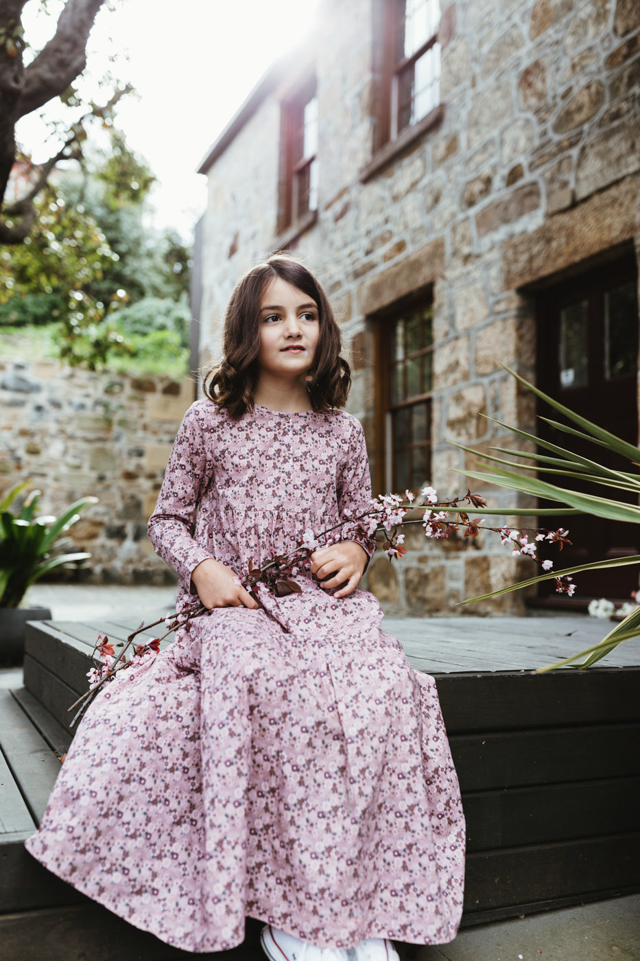 Peggy - Kingston Dress - Rose Ditzy Floral