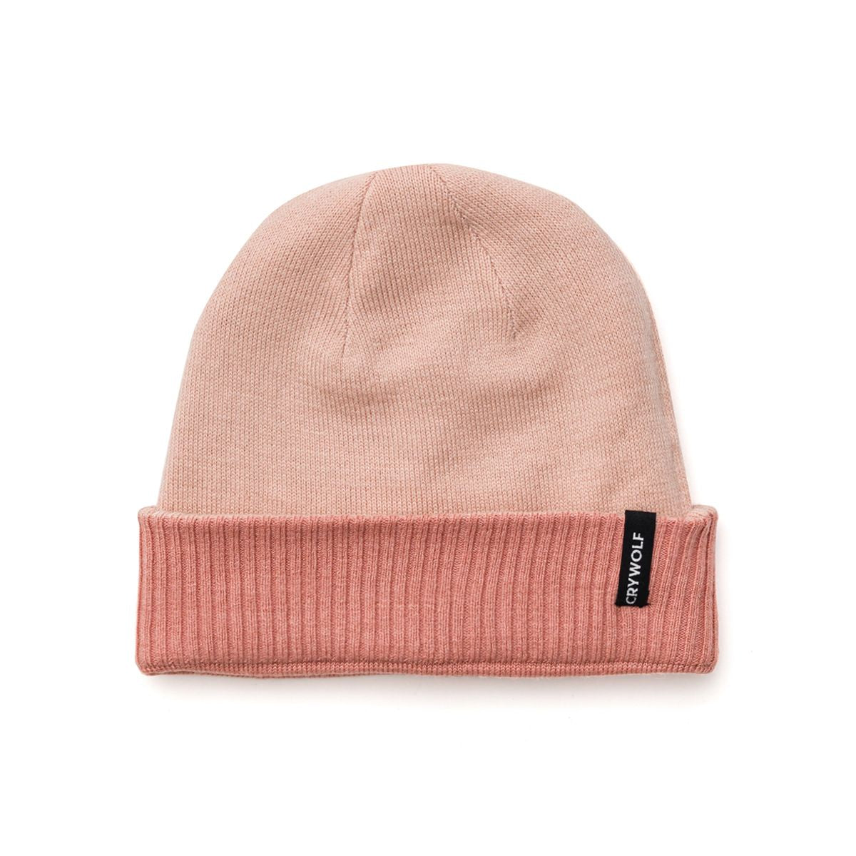 Crywolf - Reversible Beanie - Rose/Dusty Pink