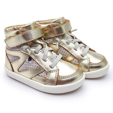 Old Sole - New Leader - Gold/Grey Suede