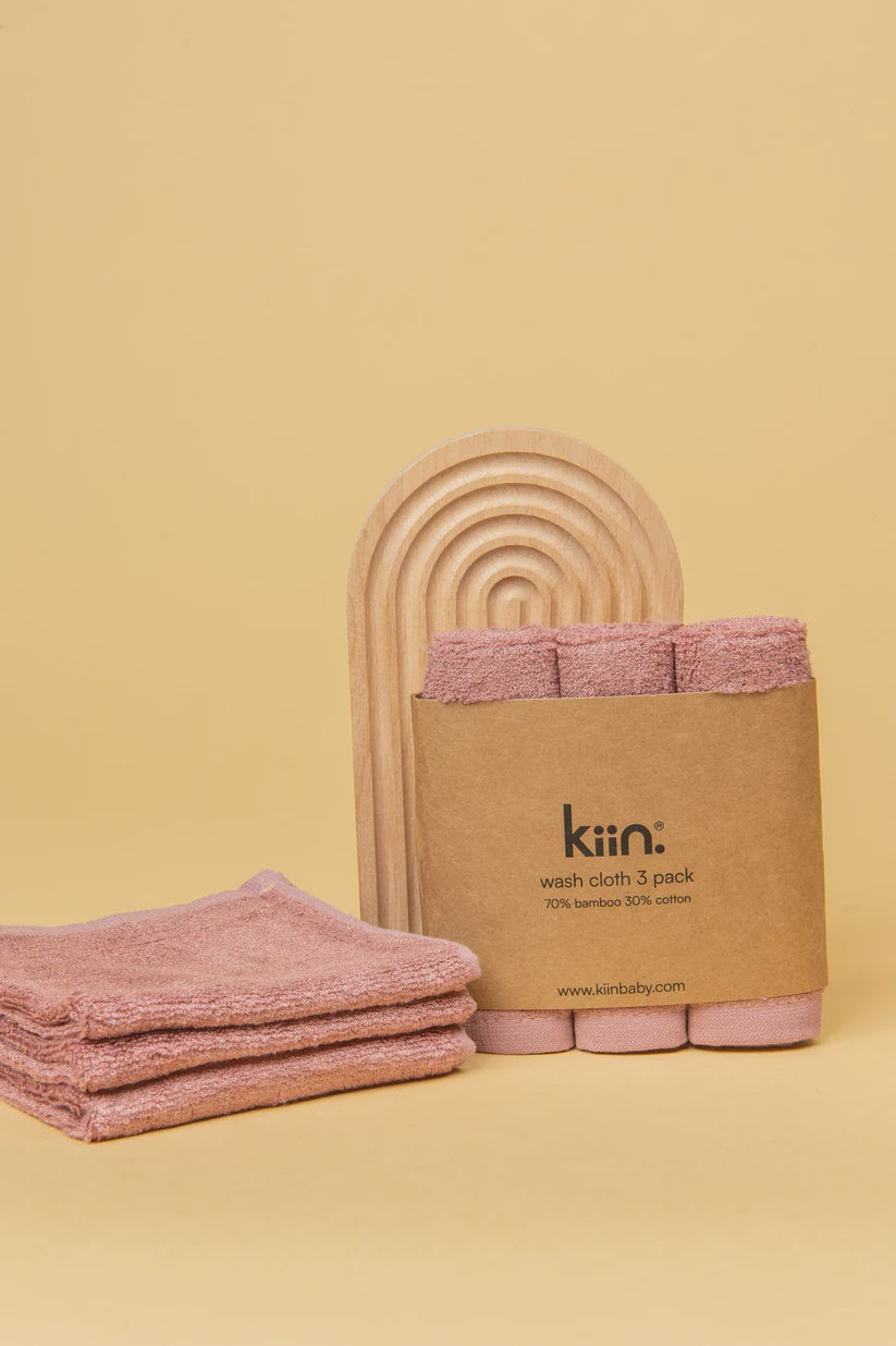 Kiin - Heather Wash Cloths 3 Pack