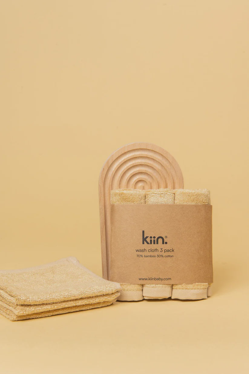 Kiin - Oat Wash Cloths 3 Pack